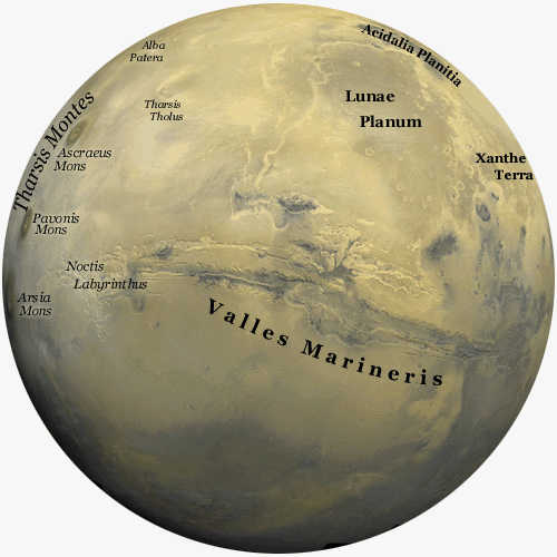 Mars Valles Marineris
